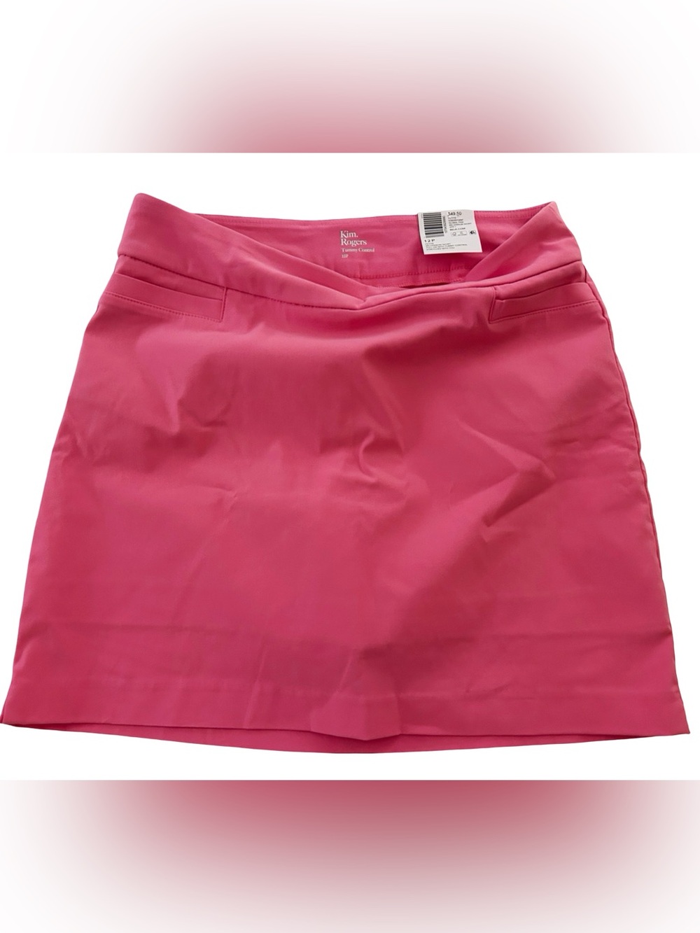12P Kim Rogers Bubblegum Pink Skort Skirt